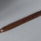 * Fluier de lemn frumos ornamentat prin incrustare, 6 orificii, 31cm, aspect rustic, traditional