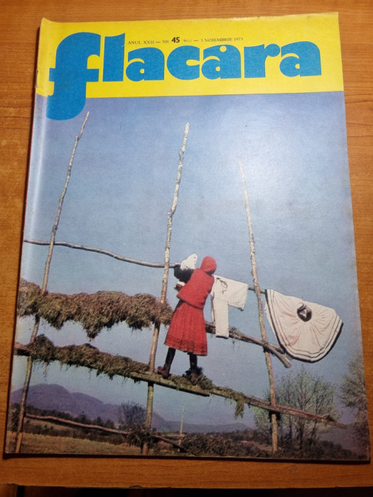 flacara 3 noiembrie 1973-ceausescu in salaj si cluj,formatia SFINX,loc.salciua