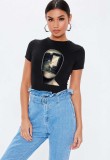 Cumpara ieftin Tricou dama negru, Dali, Globul - M, THEICONIC