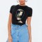Tricou dama negru, Dali, Globul - XL