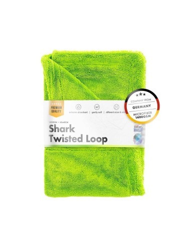 Prosop auto ultra absorbant Chemicalworkz Shark Twisted Loop Towel, 1400GSM verde 60x40 cm