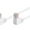Patch cord U/UTP Cat5e alb 0.5m