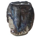 VAZA VINTAGE UNICAT, LUCRATA MANUAL DIN CERAMICĂ