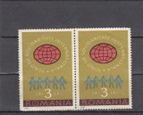 M2 TW F - 1980 - Fond de solidaritate internationala - pereche de doua timbre, Organizatii internationale, Nestampilat