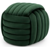 Taburet tapitat Nilo, velur, 53x50x43 cm, verde smarald Household NewTrend
