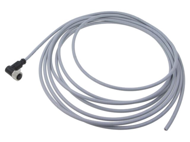 Conector M12 HARTING mufă mamă 5 pini unghi 5m PVC
