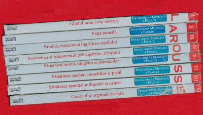 Enciclopedia medicala a familiei Larousse 8 volume - 6 sigilate, 5 au defecte foto