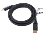 Cablu DisplayPort 2m Goobay, negru, mufă DisplayPort, ecran dublu, 8K, 16K, HDR