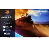 Televizor Philips AMBILIGHT tv OLED 55OLED770, 139 cm, Smart TV, 4K Ultra HD, 100 Hz, Clasa F (Model 2025)