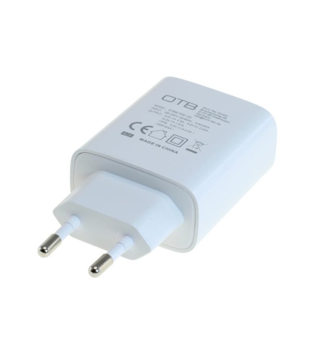 &Icirc;ncărcător OTB USB Type C (USB-C) cu USB Power Delivery USB-PD - 20W - alb