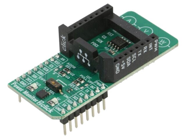 Placă prototip Click board MIKROE INA219BIDR contor energie I2C 5V 3,3V