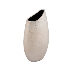 Vaza decorativa din ceramica, Bej, 15x30 cm, ATU-080962 foto