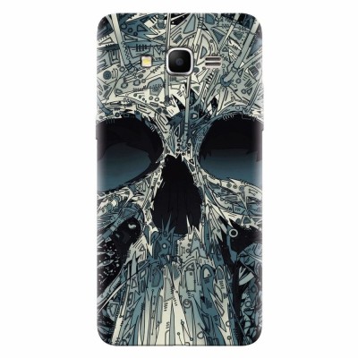 Husa silicon pentru Samsung Grand Prime, Abstract Skull Artwork Illustration foto