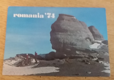 M3 C31 - 1974 - Calendare de buzunar - reclama turism foto