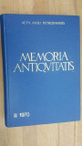 Memoria Antiquitatis 2/1970- Acta Musei Petrodavensis