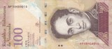 VENEZUELA 100 bolivares 29 octombrie 2013 XF!!!