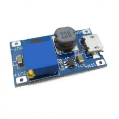 Modul MT3608 DC-DC converter step-up, IN: 2.0-24V, OUT: 2.1-28V (2A) (m.1822)