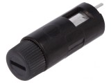 Clemă siguranțe cilindrice 5x20mm 6,3A UL94V-0