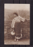TANARA ROMANCA IN COSTUM TRADITIONAL ROMANESC COLECTIA A. BELU