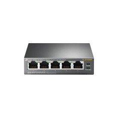 Tp-link 5-port 10/100mbps desktop switch with 4-port poe tl-sf1005p 5* 10/100mbps rj45 ports auto negotiation/auto foto
