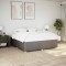 vidaXL Cadru de pat fără saltea, gri taupe, 200x200 cm, textil 3284967