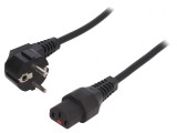 Cablu Alimentare Unghiular CEE 7/7 la IEC C13 1.5m