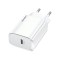 Incarcator Retea USB Usams T39, 1 X USB Tip-C, Quick Charge, 20W, Alb CC131TC02