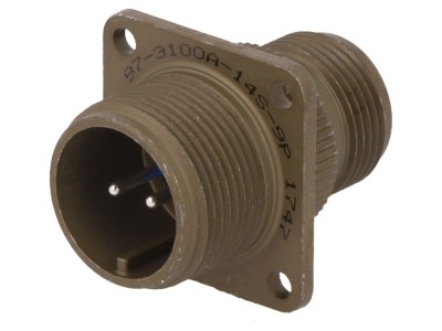 Conector circular 14S, 2 pini, 13A foto