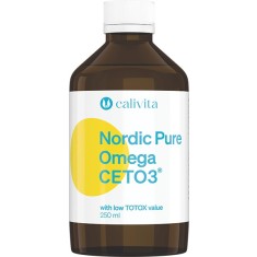 Nordic Pure Omega CETO3 Ulei de Peşte Premium cu Omega-3 şi Omega-11 (250 ml) - Calivita
