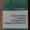 Valori lexicale si stilistice in publicistica literara romaneasca- Victor Visinescu