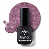 &Nu;&omicron;.361 Glam Pink purple Glitter | Laloo gel polish 15ml