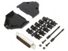 Conector D-Sub HD PIN 44 Tată Drept Lipire Cablu Gold Flash