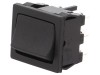 Comutator Basculant DPDT Negru 10A ON-ON