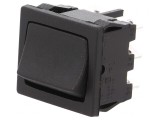 Comutator Basculant DPDT Negru 10A ON-ON