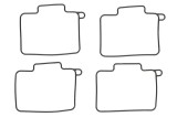 Cumpara ieftin Garnitura camerei plutitoare (cantitate per impachetare: 4buc) pentru HONDA CR; HUSQVARNA TC, TX; KTM EXC, SX, XC-W; YAMAHA TZ, YZ 125/150/250 1998-20