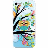 Husa silicon pentru Apple Iphone 5 / 5S / SE, Owl 101