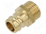 Conector rapid PNEUMAT ştuţ M16x1,5 DN9 15bar -20&divide;200&deg;C