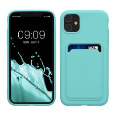 Husa Kwmobile pentru Apple iPhone 11, Verde deschis, Silicon, KWM0000134F014C