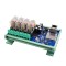 Modul releu 4 canale Ethernet Input Output; alimentare 24V DC, Port Comunicatie Ethernet RJ45, protocol Modbus TCP, suport montare pe sina; ABS; multi