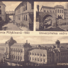 719 - IASI, University, Romania - old postcard - unused
