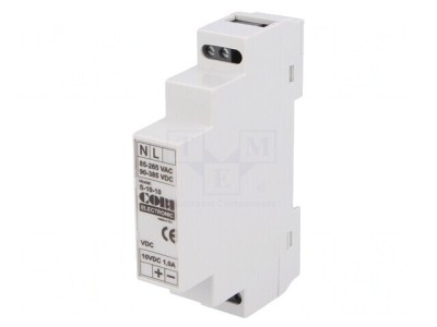 Alimentator Pulsatoriu pentru Șină DIN 10W 10VDC 1A IP20 foto