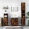 vidaXL Dulap de baie, stejar sonoma, 58x33x60 cm, lemn prelucrat