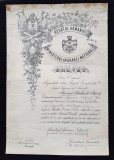Brevet 1936 Semnul onorific pt. serviciul militar de 25 ani