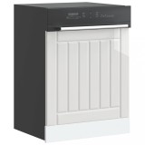 Panou pentru mașină de spălat vase &bdquo;Lucca&rdquo; Lemn alb lucios