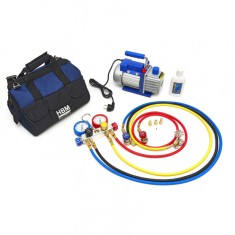 Set Pompa de vid 1 treapta 85l/min cu set de manometre si furtune
