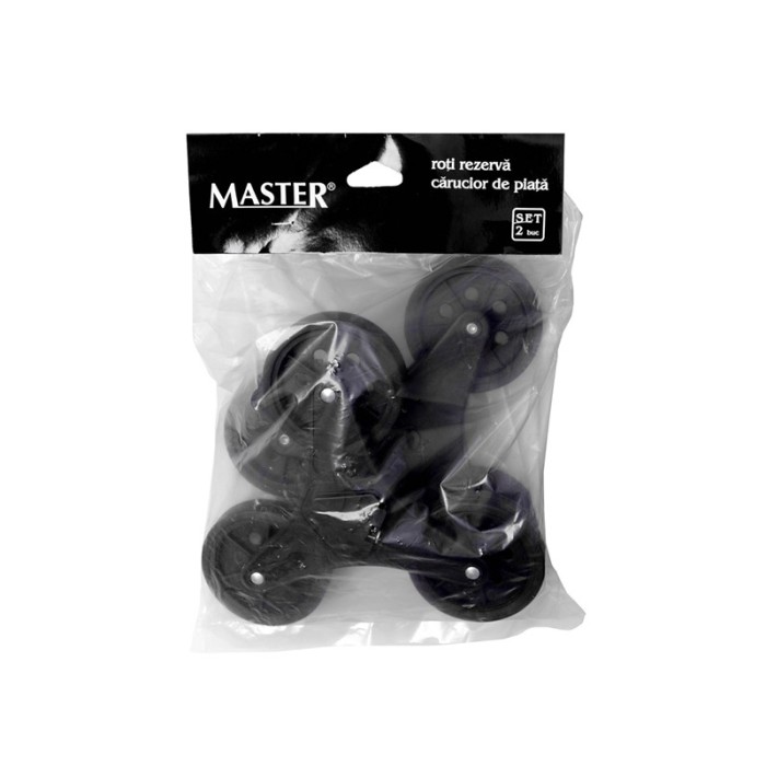 Roti triple pentru carucior piata Master, 2 bucati Roti triple pentru carucior piata Master, 2 bucati