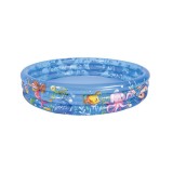 Piscina gonflabila pentru copii, 120x24 cm, Vinil, 165l, Model Pesti, ATU-V1183