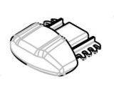 Set capace pentru barele transversale Menabo Dozer