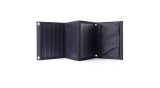 Choetech &icirc;ncărcător solar de călătorie pliabil 22W panou solar 2x USB 5V / 2.4A / 2.1A panou solar (82 x 24 cm), negru (SC005)