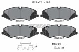 Set placute frana TEXTAR 2502201
